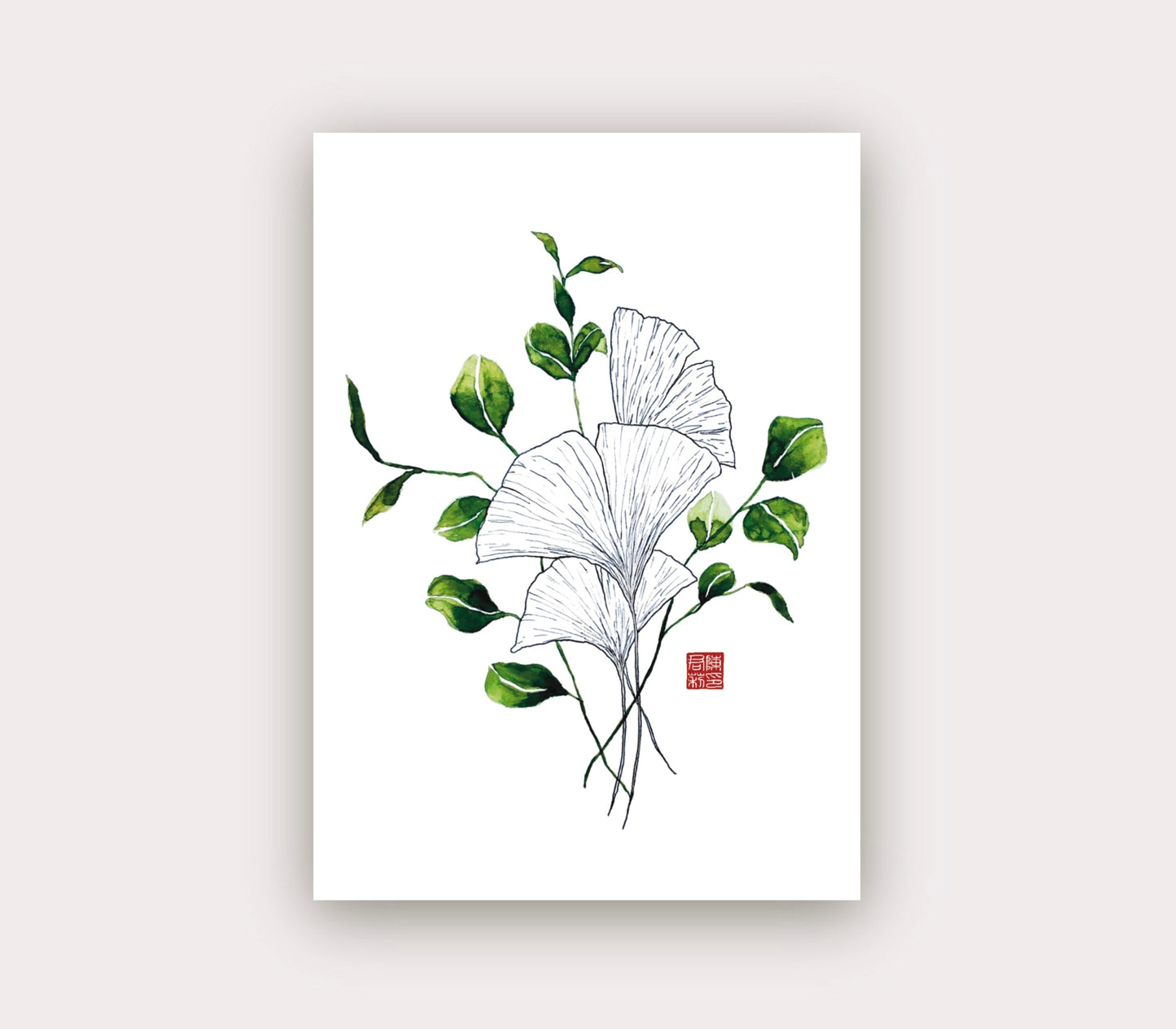 Ginkgo-Eucalyptus Duo | Cards