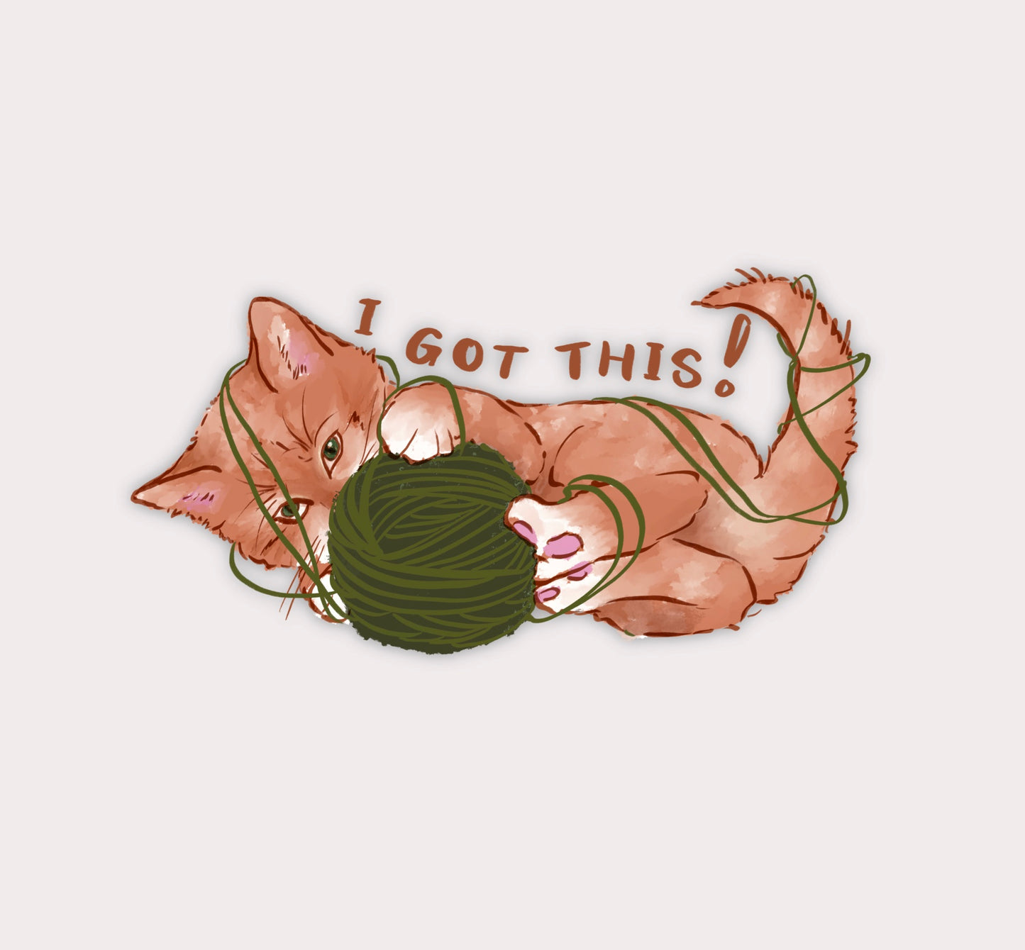I Got This Cat | Clear Vinylsticker