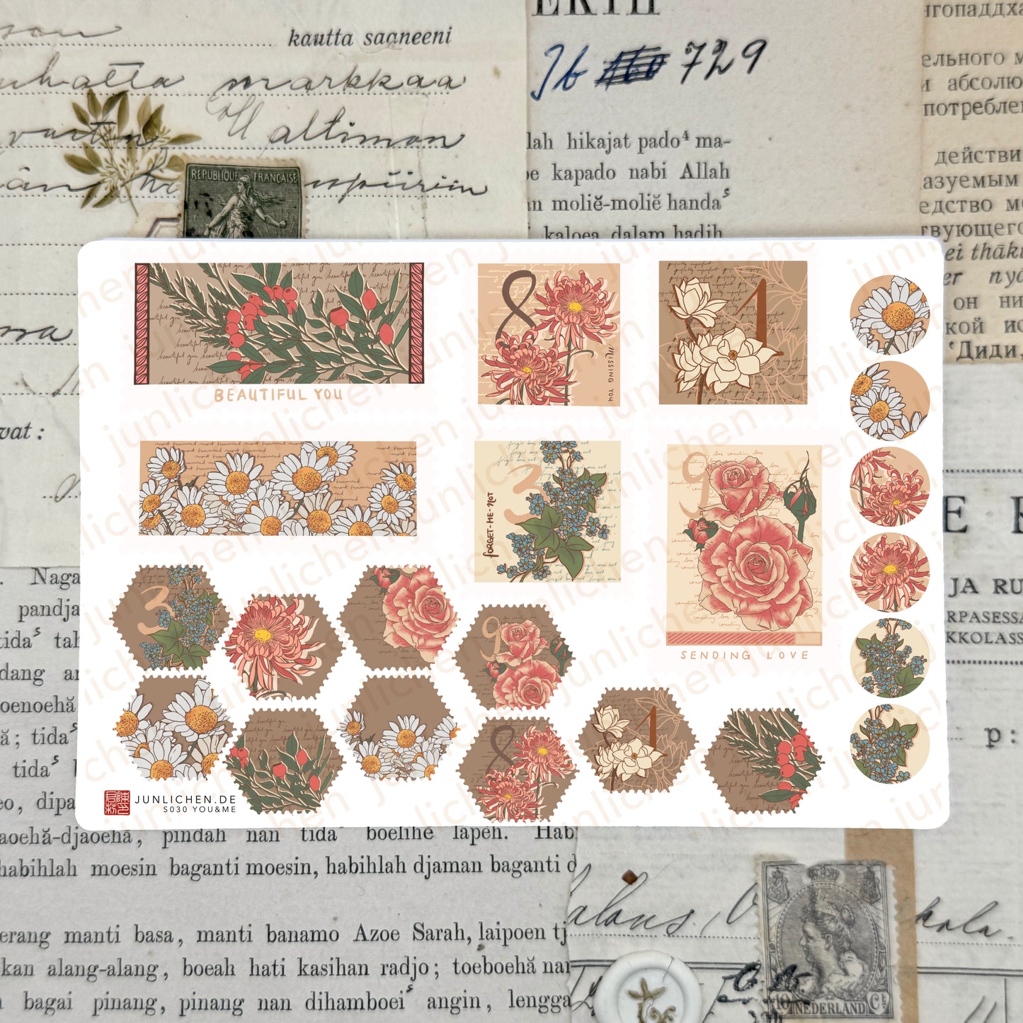 You & Me | Sticker Sheet