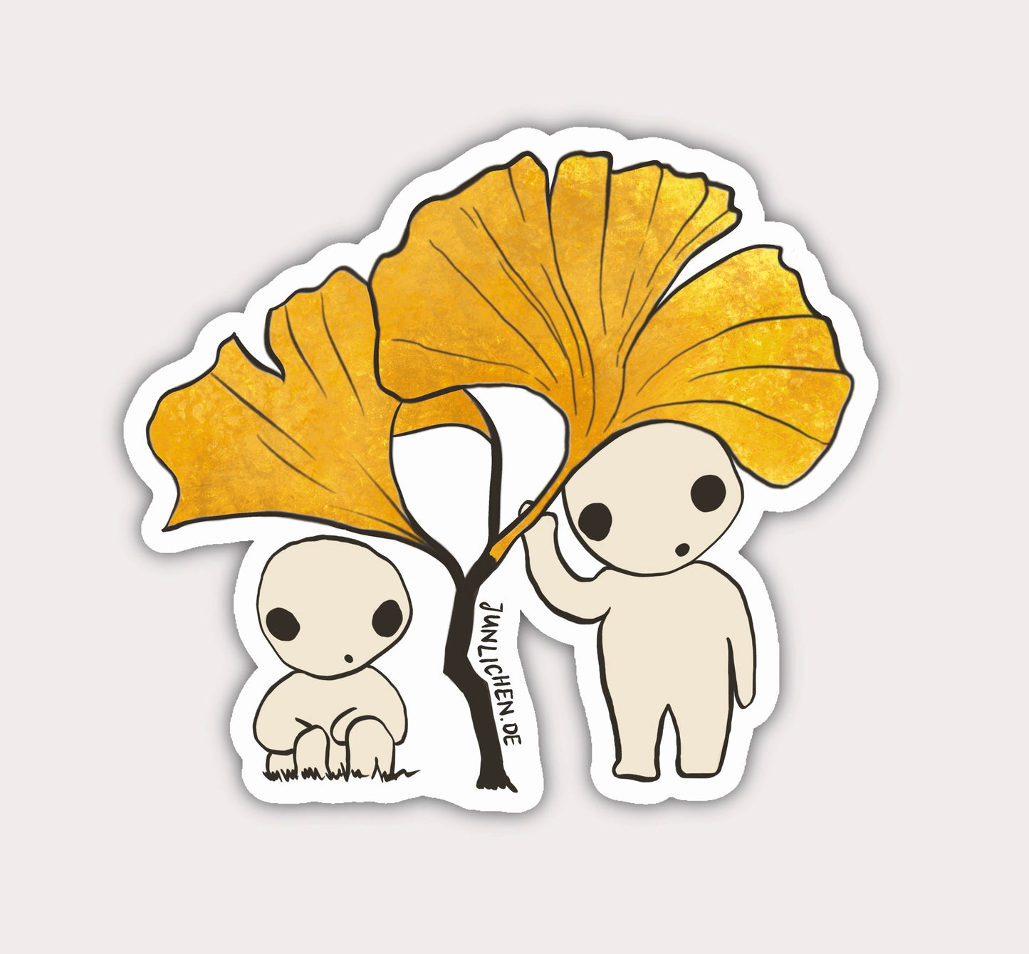 Kodama Duo | Clear Vinylsticker