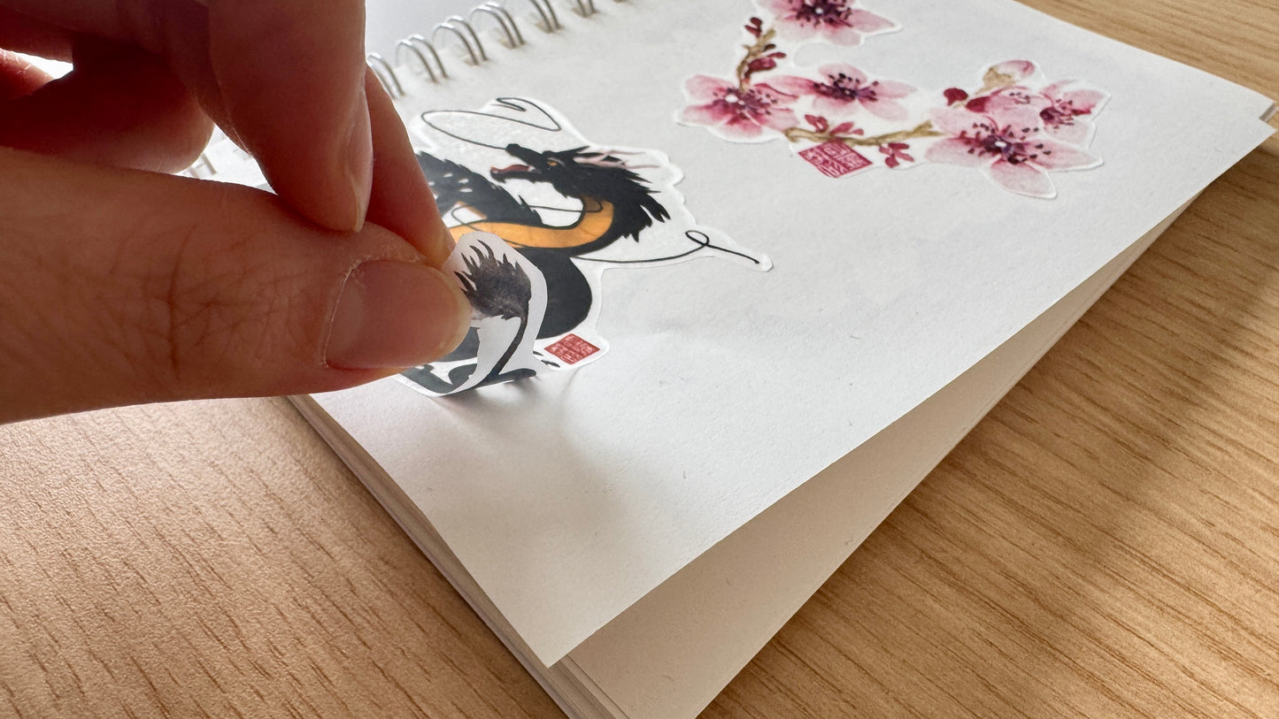 Reusable Stickerbook | Mountain Landscape