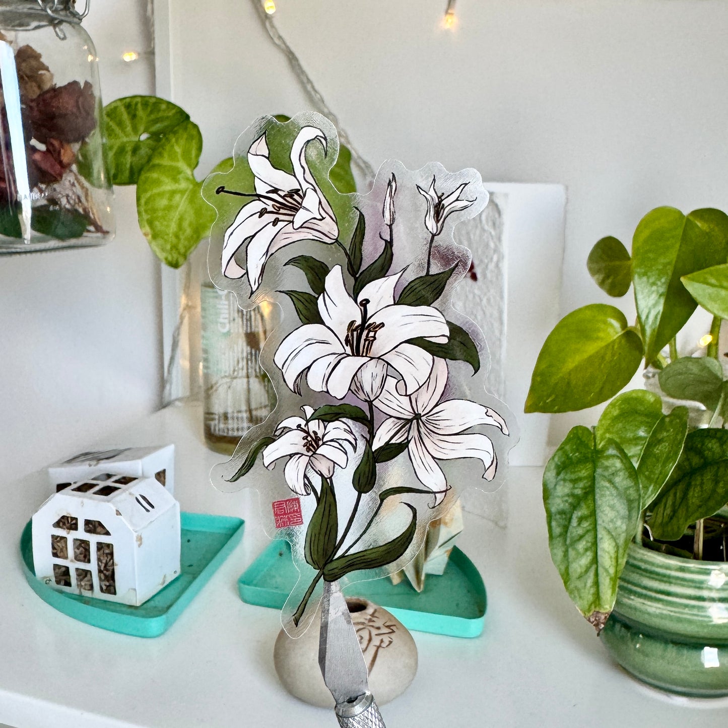 Lilly | Clear Vinylsticker