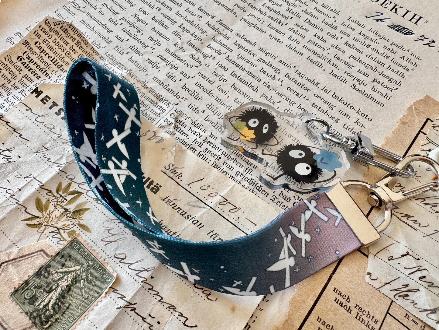 Hitogata Soot Spirits | Keychain Lanyard