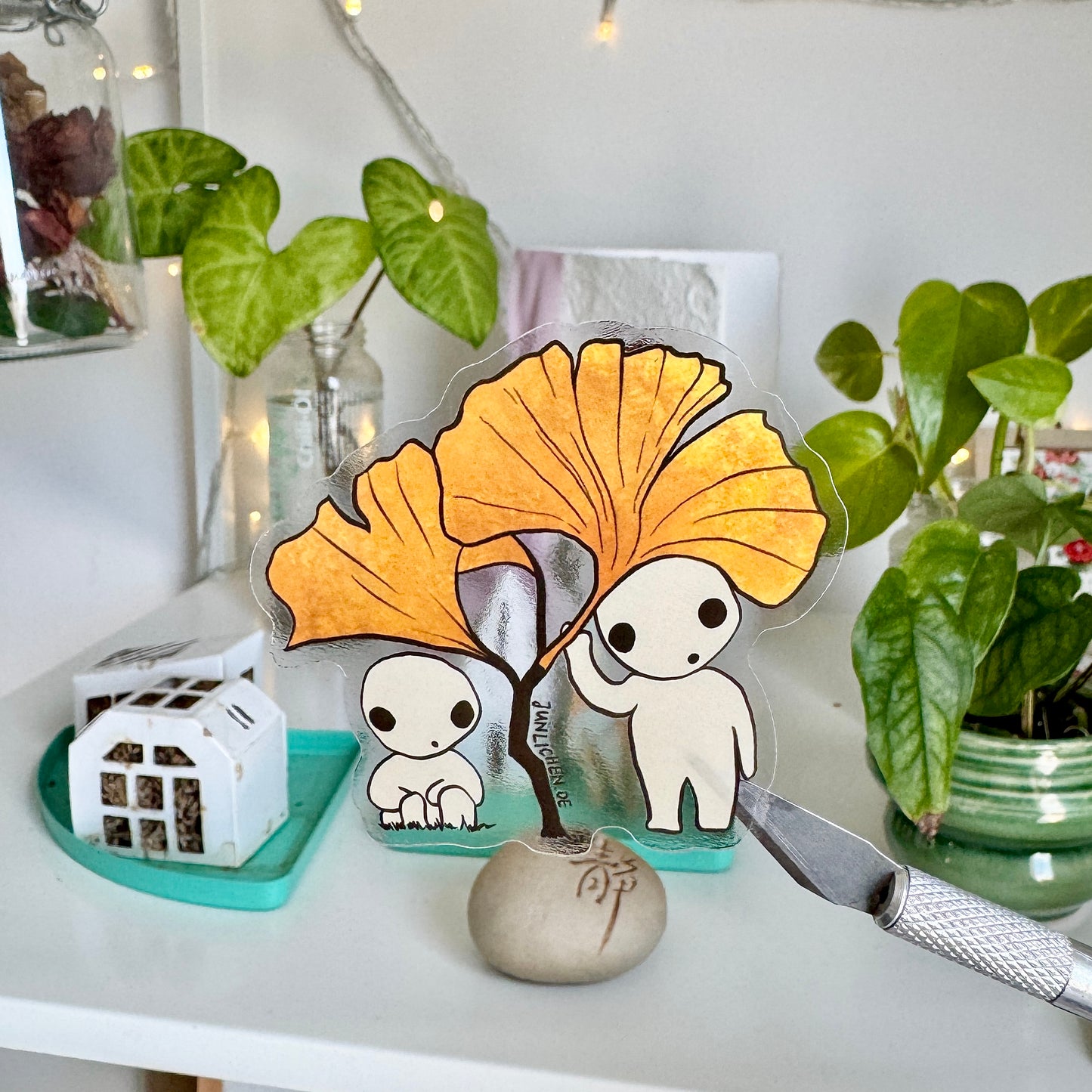 Kodama Duo | Clear Vinylsticker