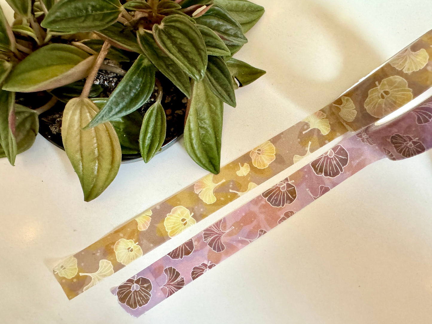 Golden and Dreamy Ginkgo Washi Tape
