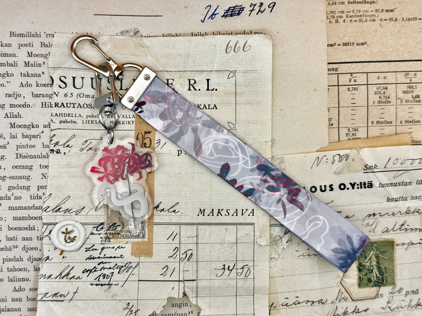 White Snake | Keychain Lanyard