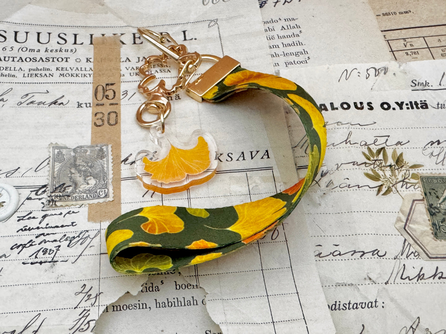 Ginkgo | Keychain Lanyard