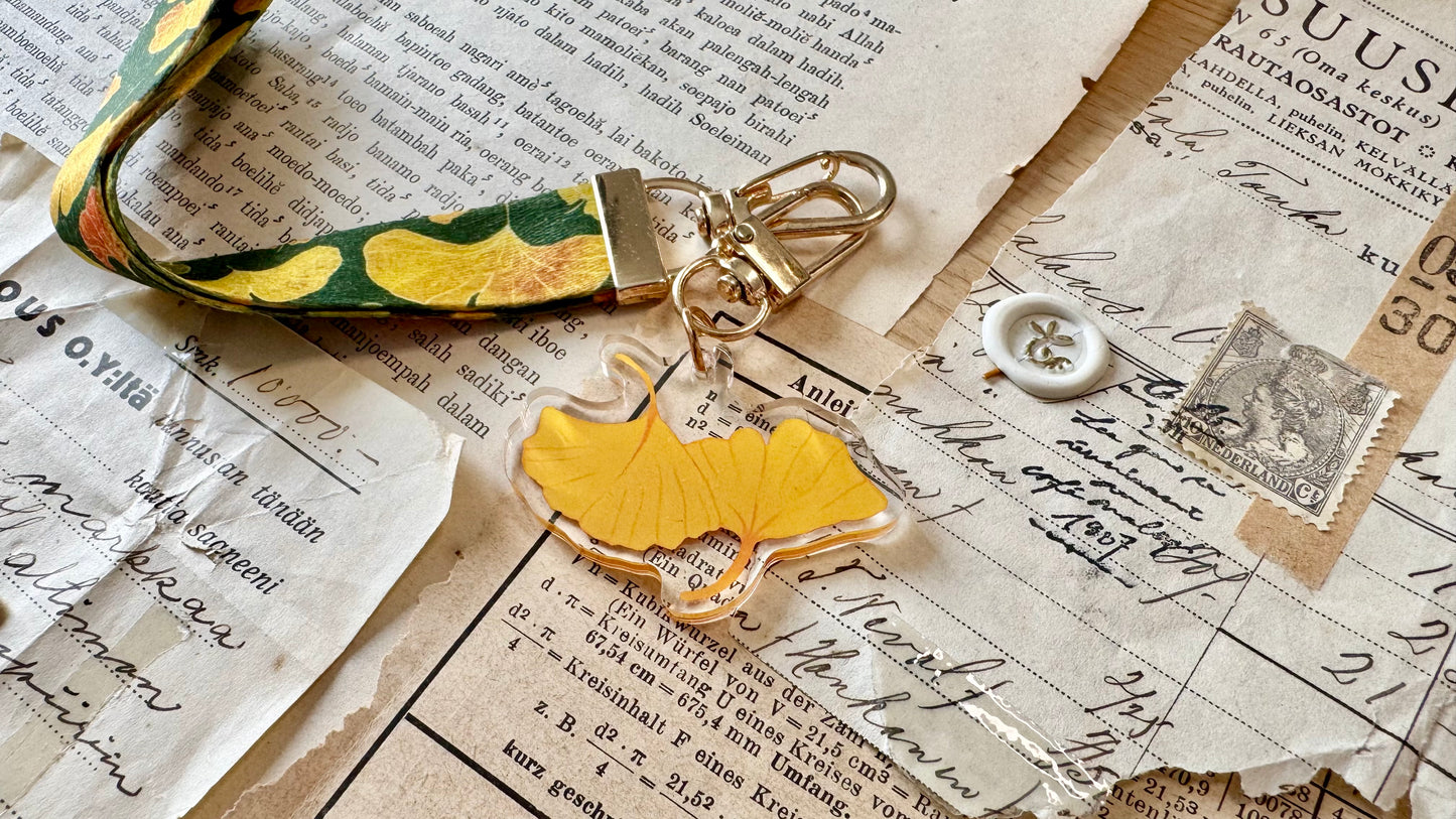 Ginkgo | Keychain Lanyard