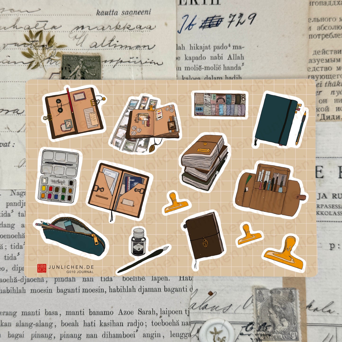 Journal Mix | M Sticker Sheet