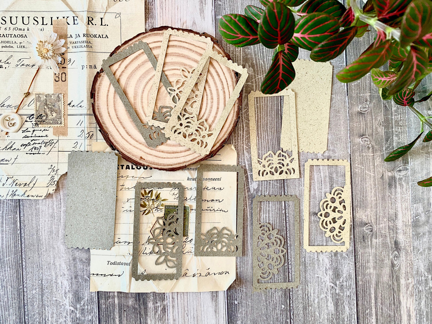 Doily Ticket cutouts