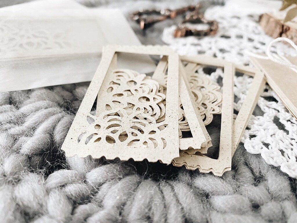 Doily Ticket cutouts closeup
