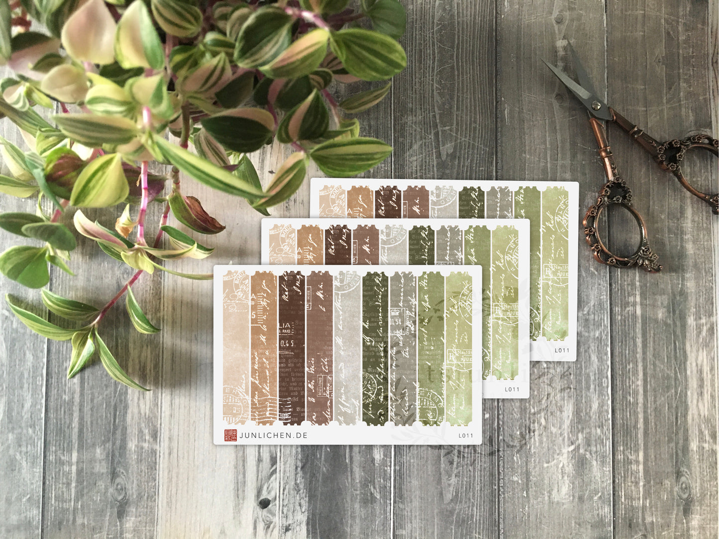 Home Jungle Washi Stripes | Sticker Sheet