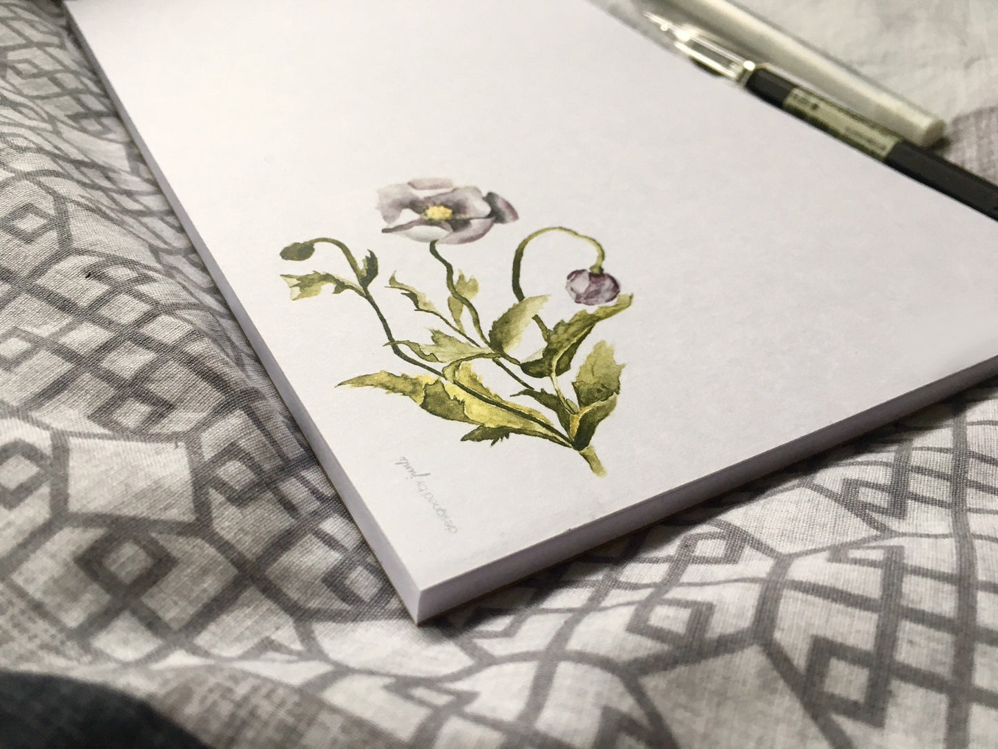 poppy memo pad | A5 Notepad