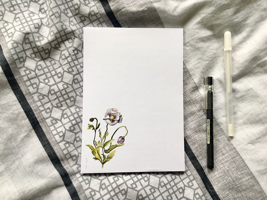 poppy memo pad | A5