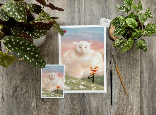 Sheep ❊ Chinese Zodiac | Art Print