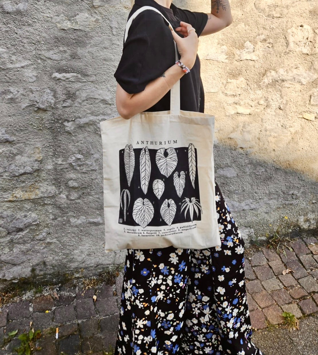 Anthurium Screen Print | Tote Bag