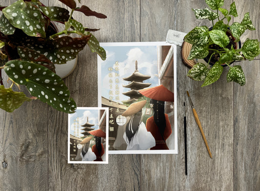 Hualian in Kyoto | Art Print