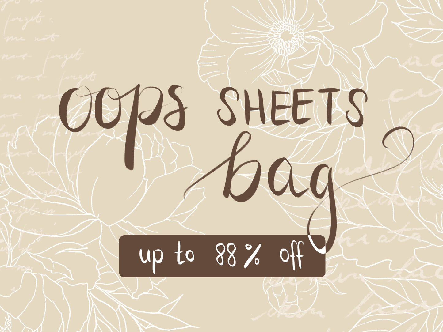 Oops Bag | Sticker Sheets