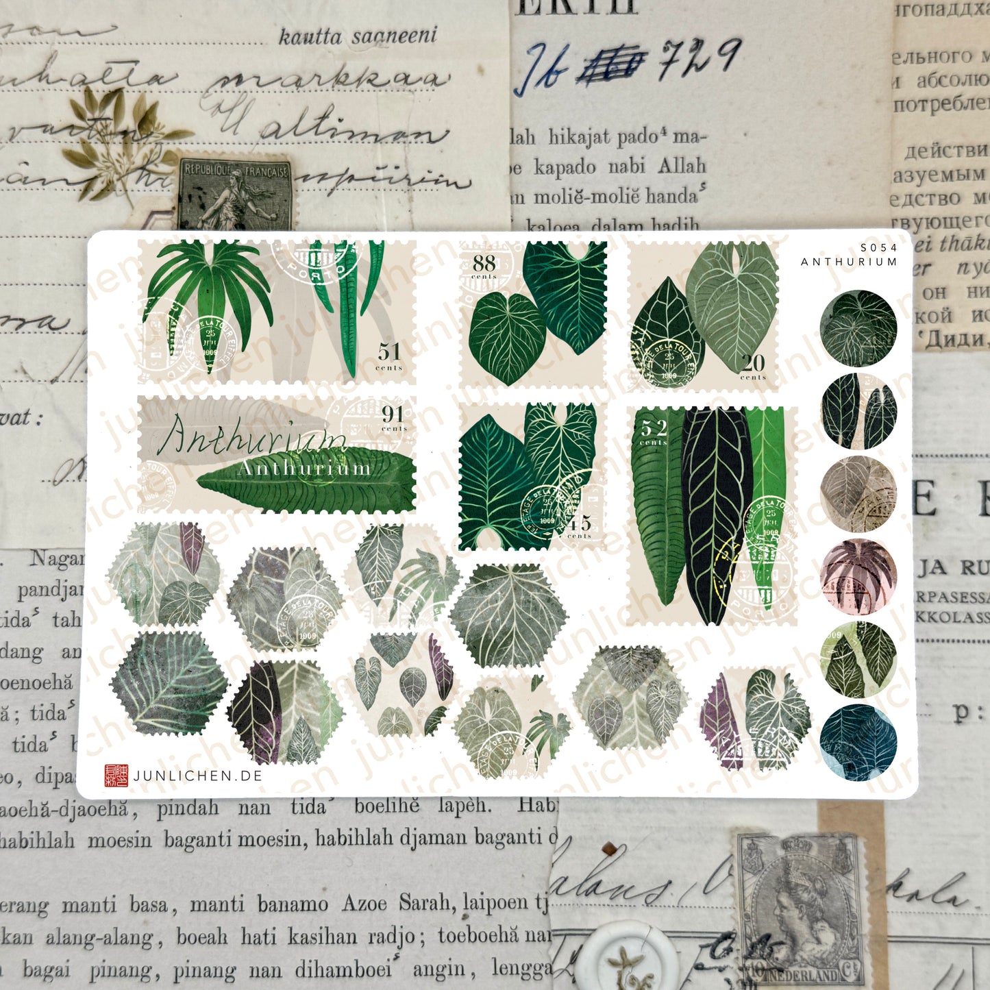 Anthurium Mix | Sticker Sheet