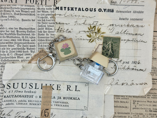 Lotus Keycap Keychain Overview