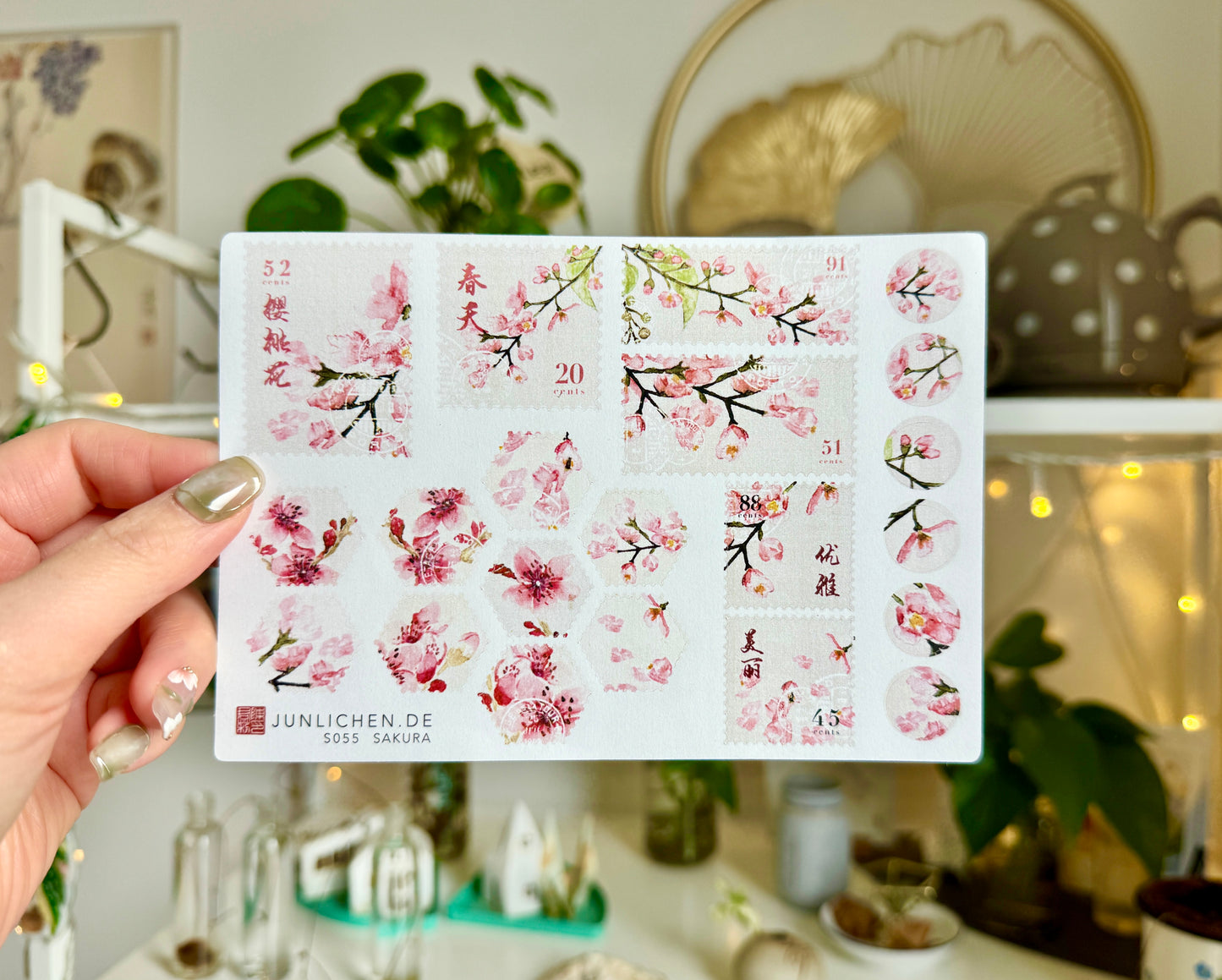 Sakura Cherry Blossom Mix | Sticker Sheet