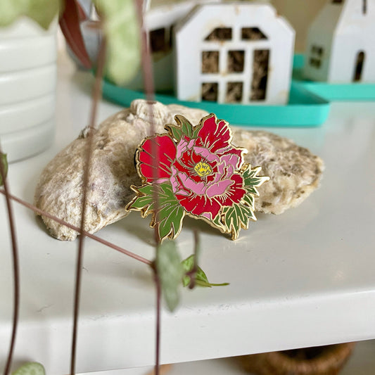 Peony | Enamel Pin